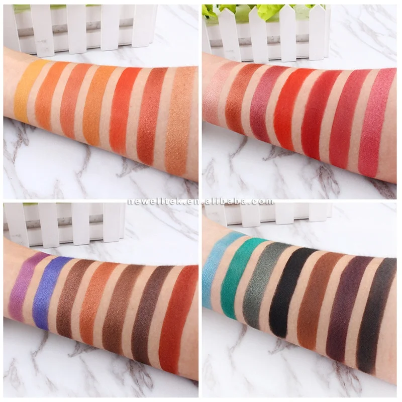 Wholesale Loose Mineral 35 Colors Mixed Eyeshadow Cosmetics Makeup Private Label Shimmer Eyeshadow Palette