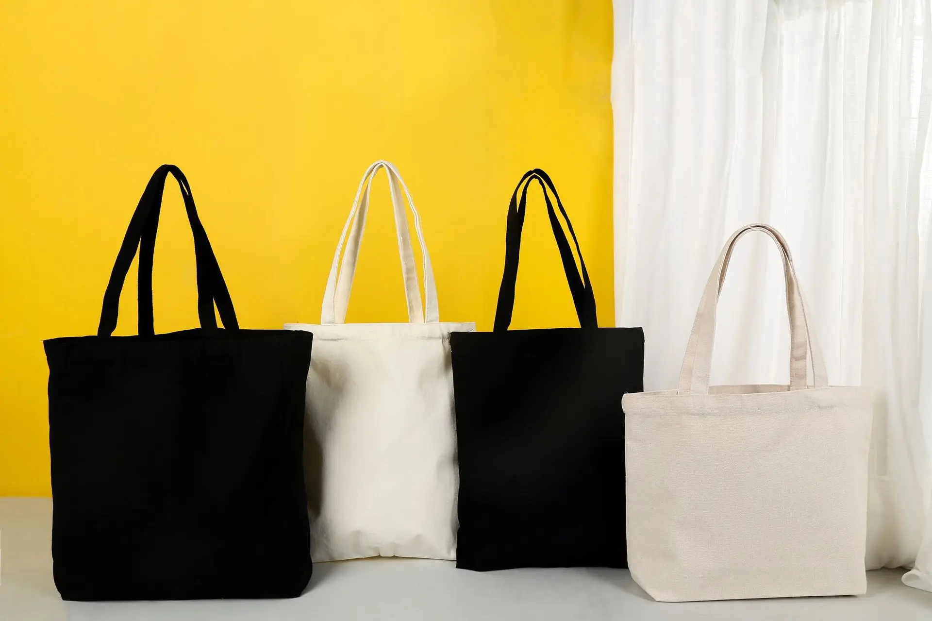 Customized Cotton Canvas Tote Packaging Bag Portable Large Capacity Canvas Bag Customized Logo