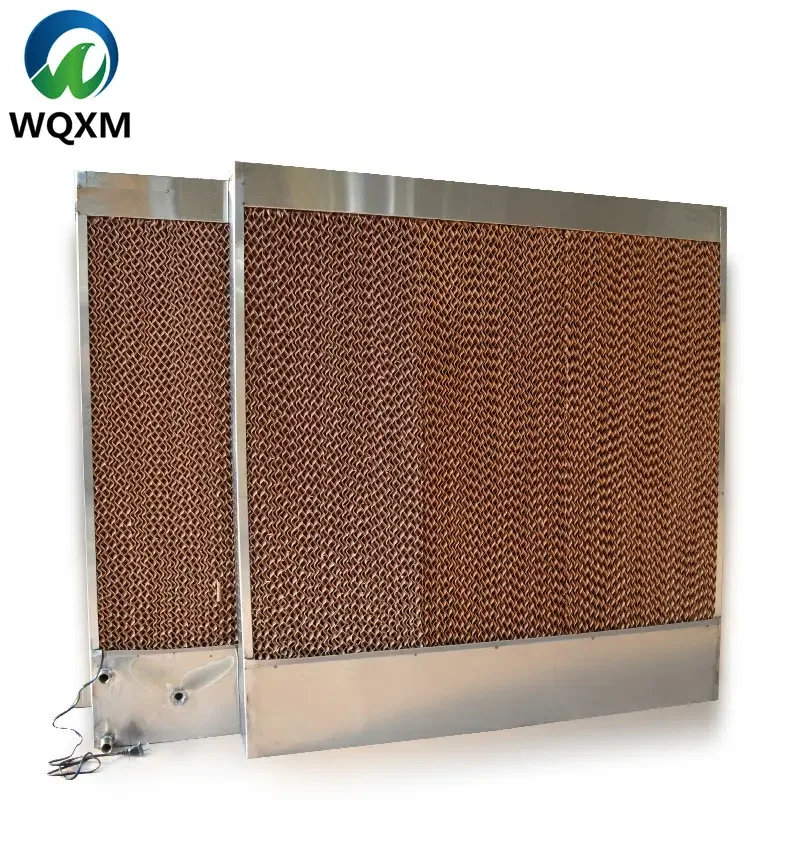 Wet Curtain Cooling Equipment Evaporative Cooling Pad Paper Cooler Cooling System For Poultry House Greenhouse