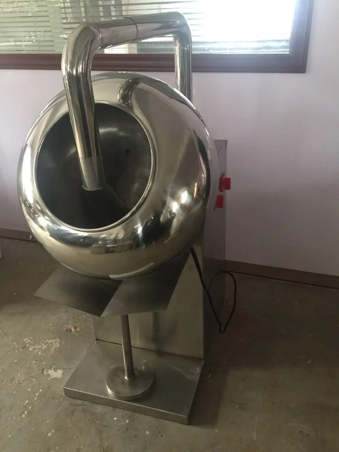 high quality electric pecan spray sweet-pea sugar Chocolate small Coating Pan Machine