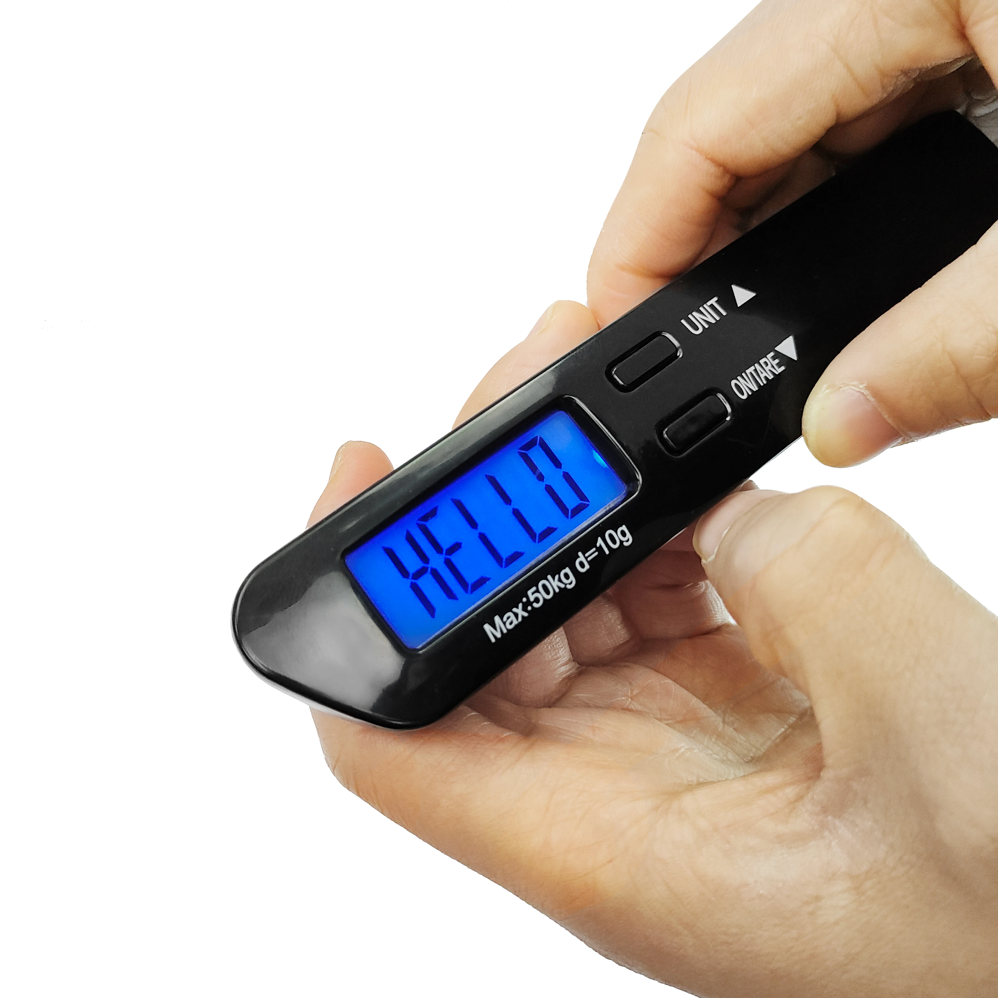 2024 Trend Electronic Digital Luggage Scale TS-S013 Stainless Steel Hanging Travel Fish Scale