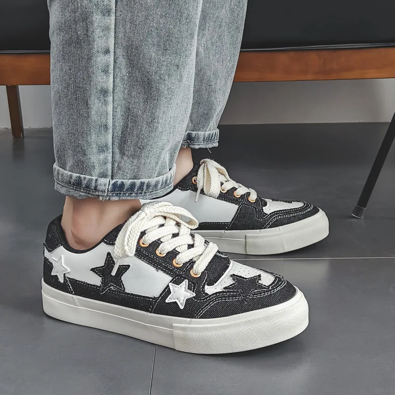 Spring new star retro canvas shoes Breathable sports shoes Fashion couple casual shoes