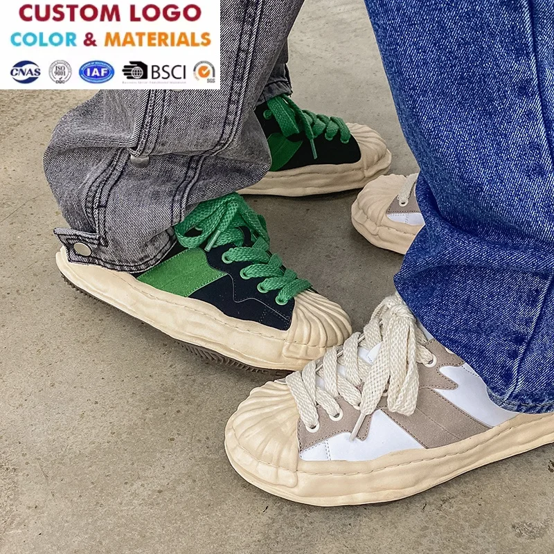 Custom MMY Dissolved Shoes Low top Canvas Skateboard shoes Certified Chinese factory customized shoe manufacturer