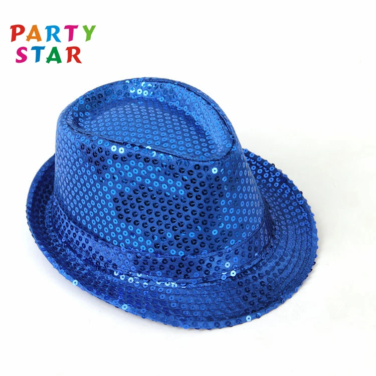 New Fashion Sequin Hats Adult Sequin Fedora Hat For Party Hats