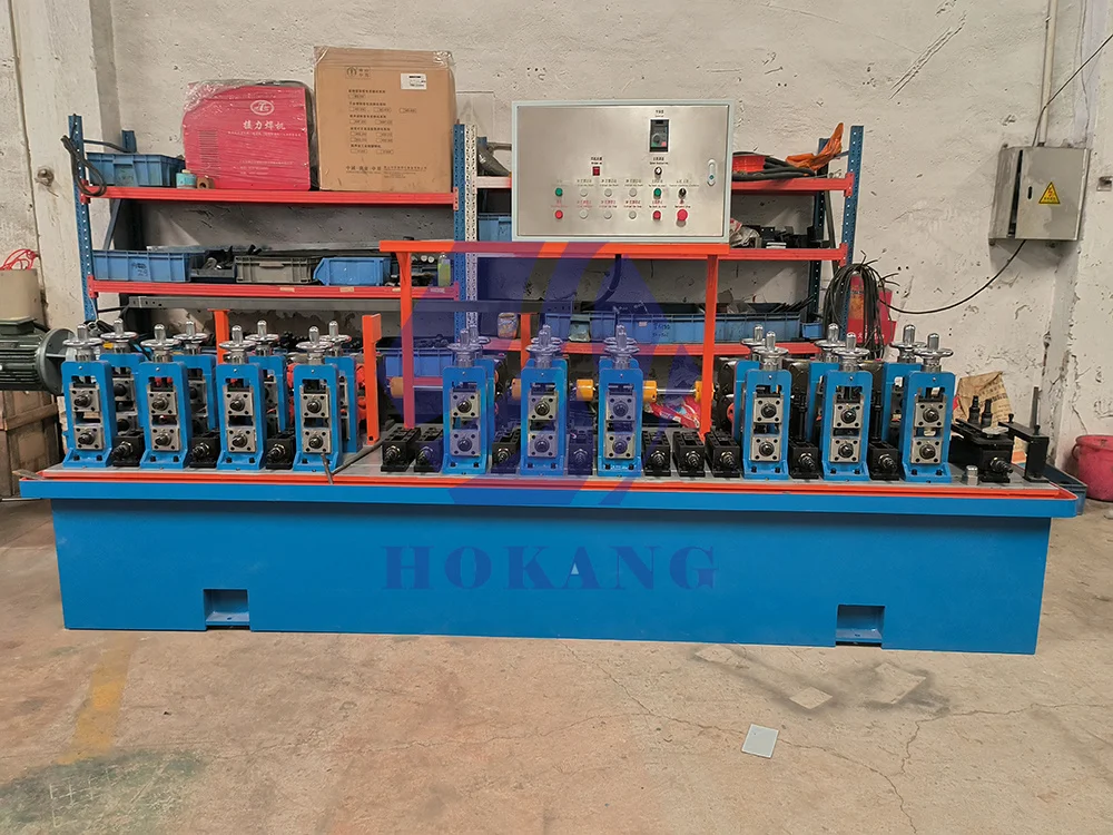 Customized Metal Pipe Making Machine Tube Forming and Hf Welding Machine Tube Production Line Iron Pipe Making Machine