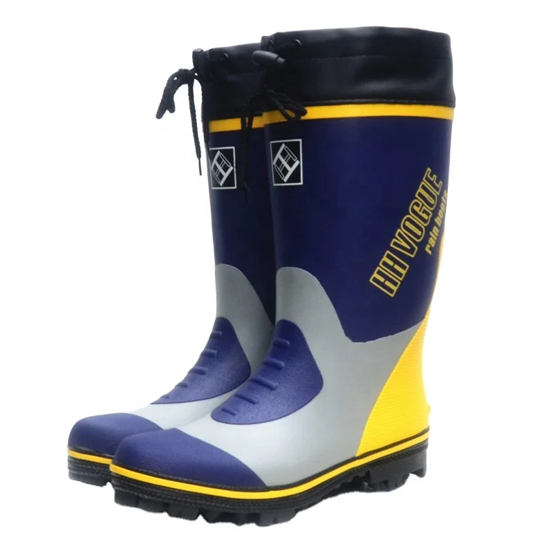 Winter Wholesale Gum Rubber Bite Snake Proof Rubber hunting boot men working gumboot rubber boots safety for industrial