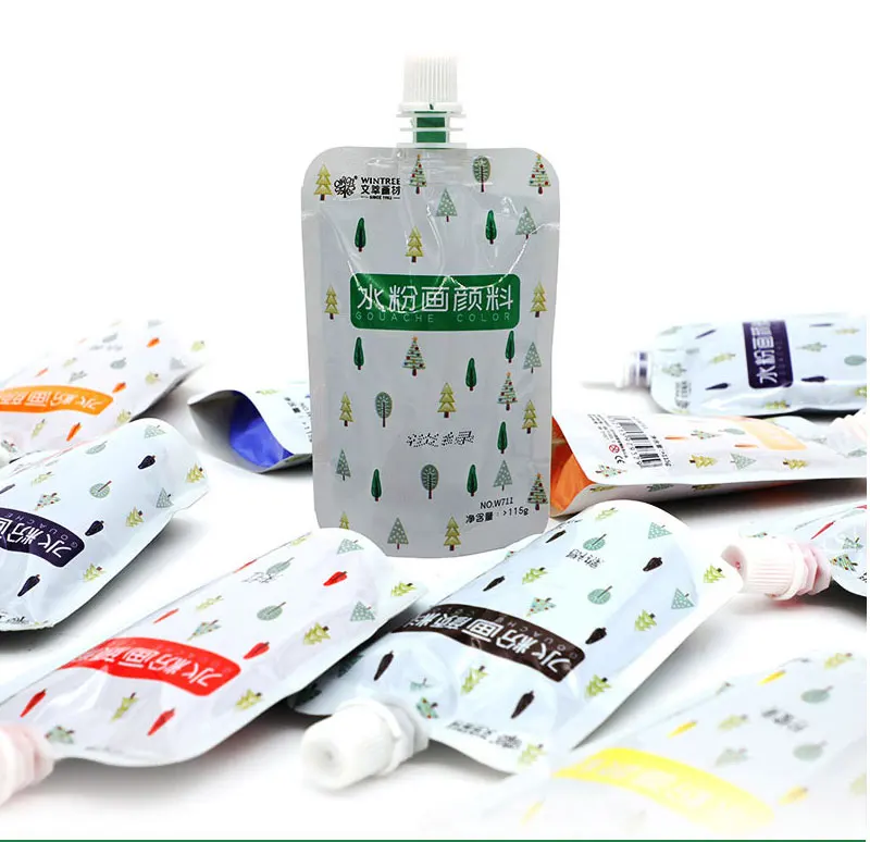 Manufacture gauche pocket jelly bag 37 colors CC bag  gouache refill