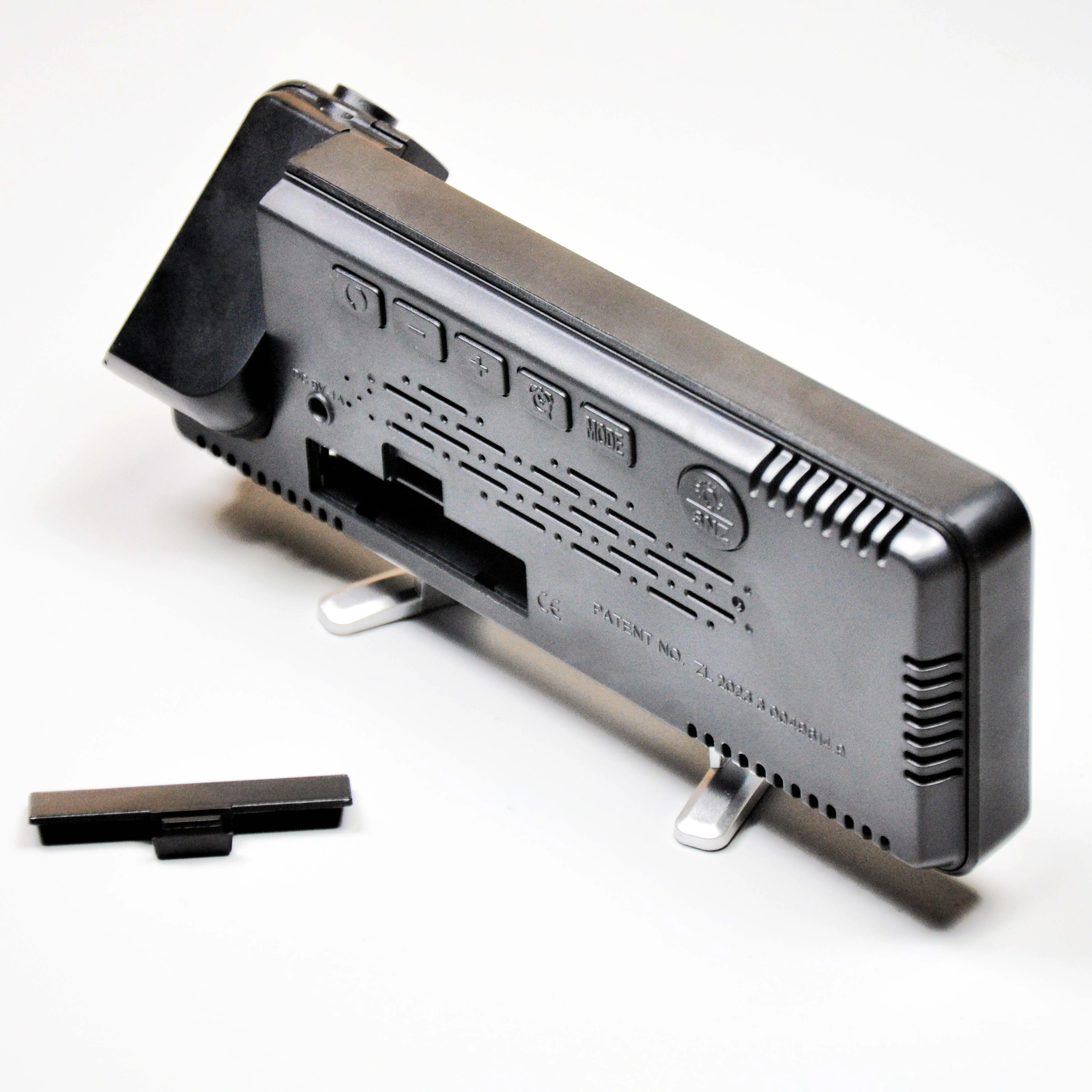 LED minimalist and fashionable digital projection clock snooze function date temperature and brightness adjustment night mode