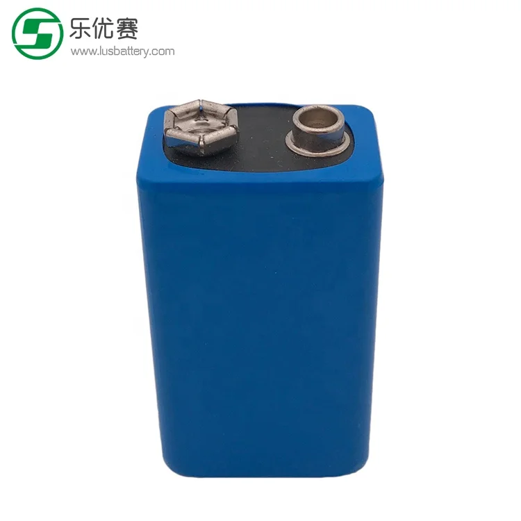 9V Battery ER9V 1200mAH Lithium Batteries for Smoke Detectors ER9V Li-Socl2 LTC Energy Type Primary Lithium Battery 1200mah