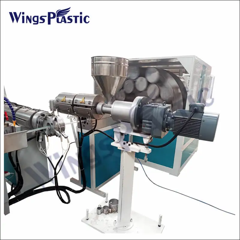 flexible fiber braided hose extrusion line PVC garden hose machine