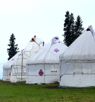 Outdoor Aluminum And Bamboo Frame Luxury Mongolian Australian Yurt For Sale