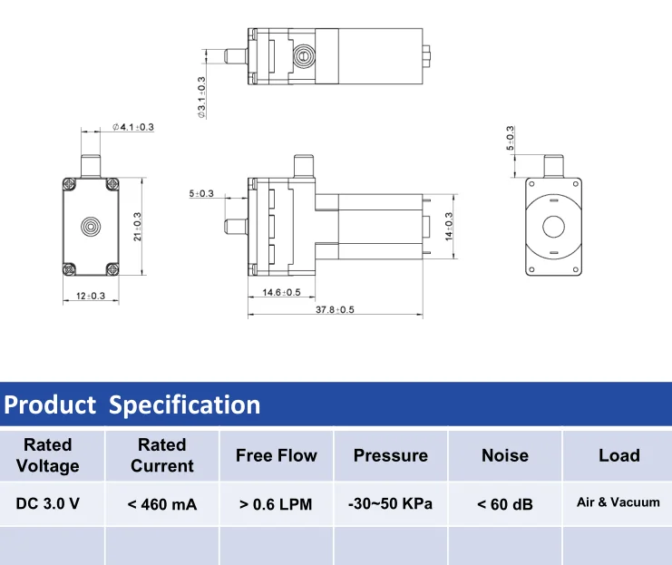 6v 12 v Solenoid valve gas air micro valves mini small vacuum