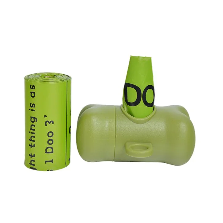 Silicone Trash Waste Dispenser Felt Holder Hand Free Carrier Unscented Dog Poop Bags unscented dog