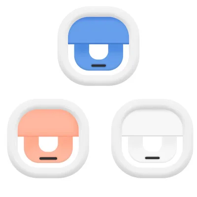 2021 новейший тип кольцо для селфи светодиодный светильник для телефона Красивая вспышка заполняющий свет для iPhone USB