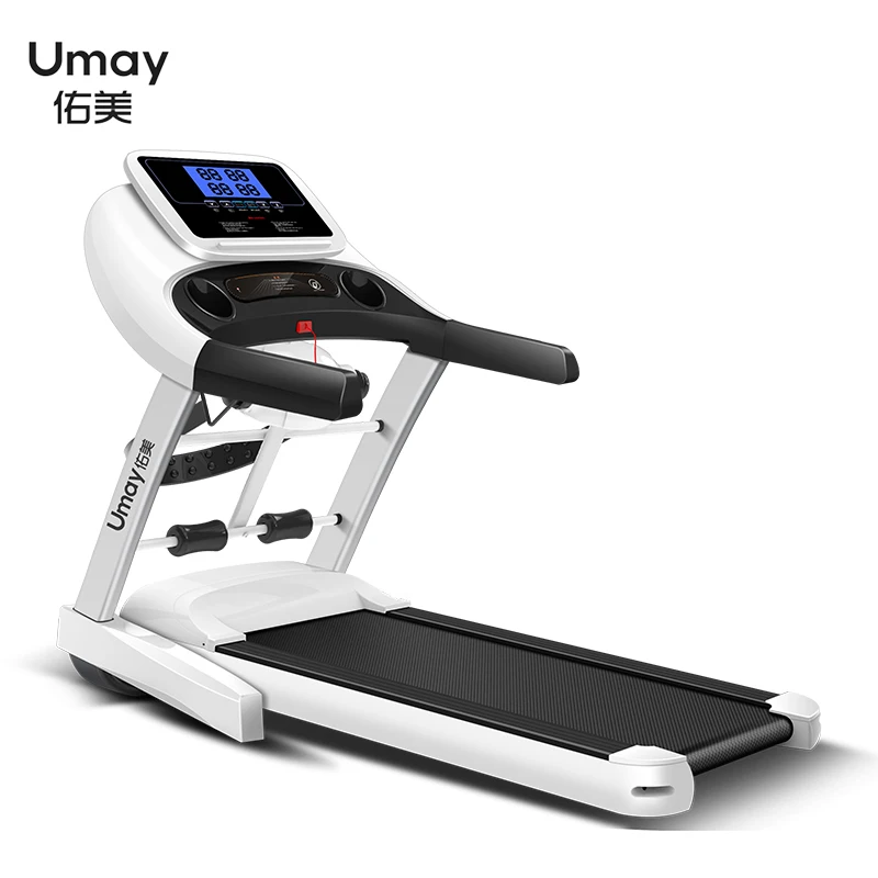 Дешевая цена многофункциональная Складная белая Беговая машина