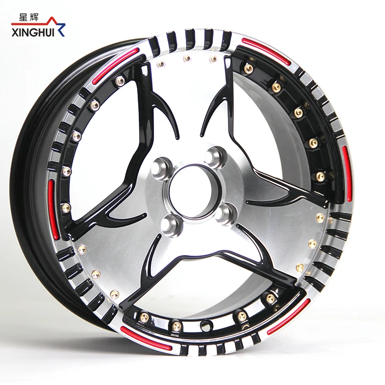 12/13/14 inch 4 holes ET 20 Xinghui Cheap factory Price Alloy wheel rim for sale