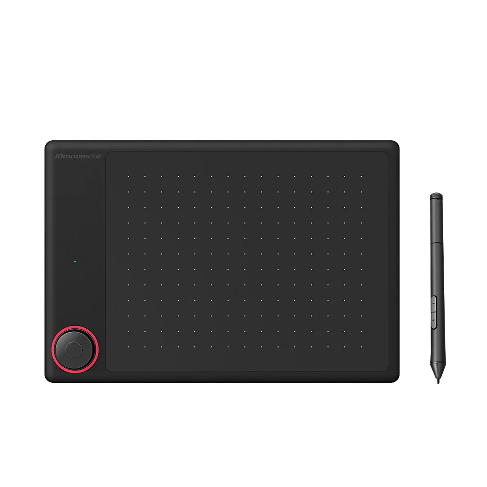 10moons G30  Computertable Pen Graphic Drawing Tablet With Roller Key graphic draw tablet