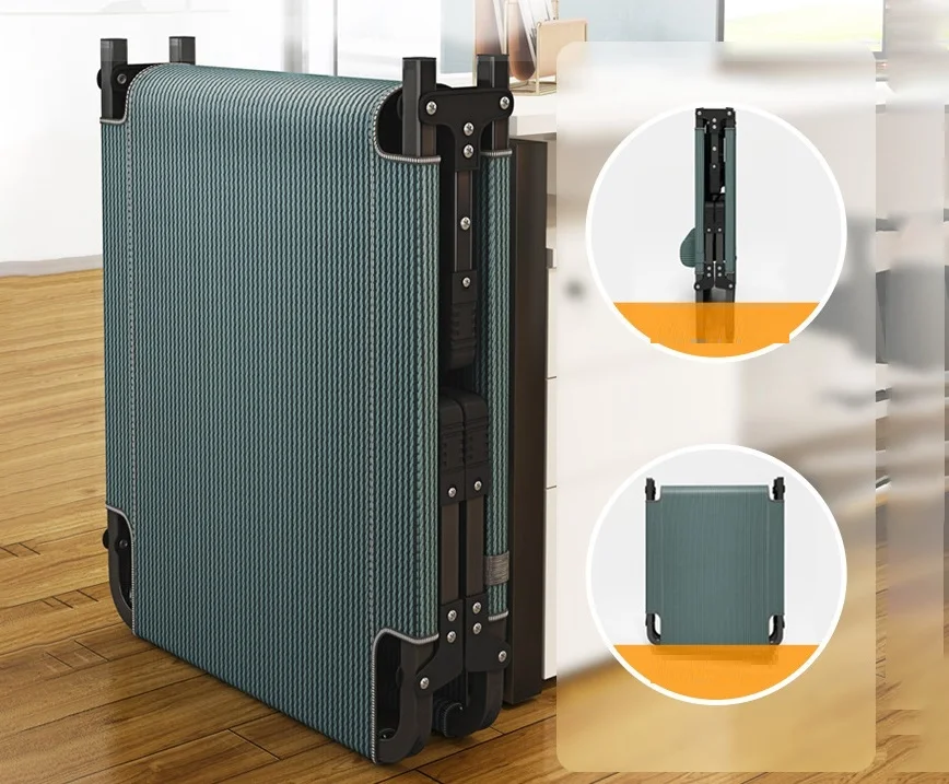 Cheap Wholesale Folding Beds Lunch Break Folding Bed Office Outdoor Leisure Sleep Equipment Camping Travel Beds Cot