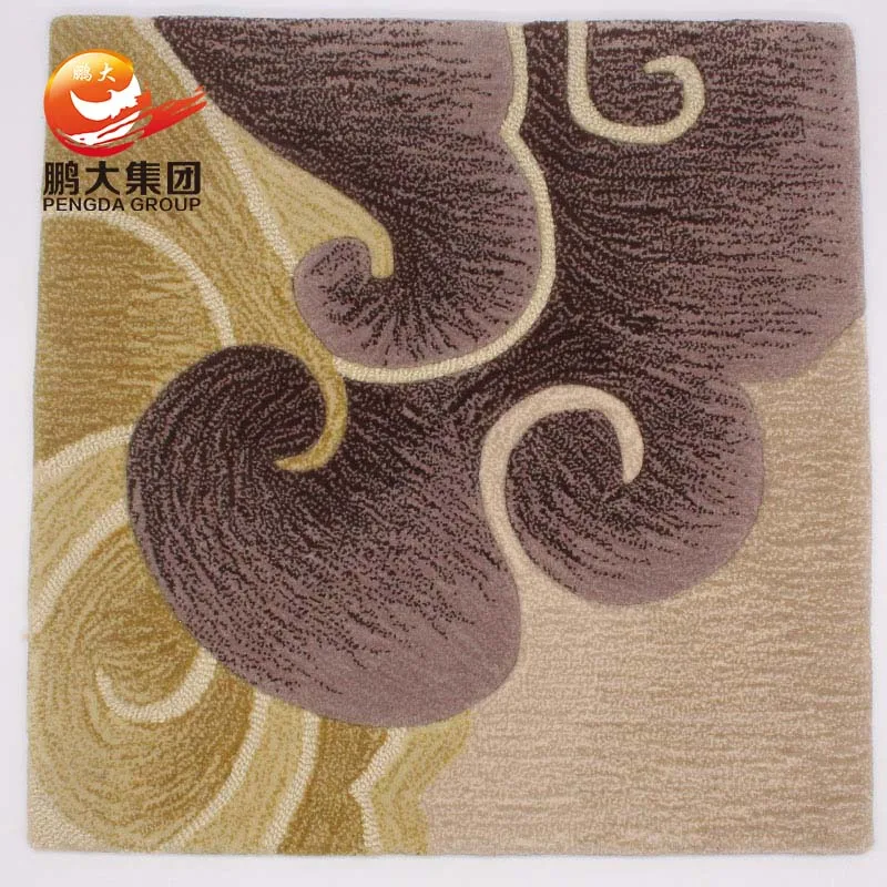 Custom hand tufted yarn recycled 100% new zealand wool 2.6NM yarn carpet