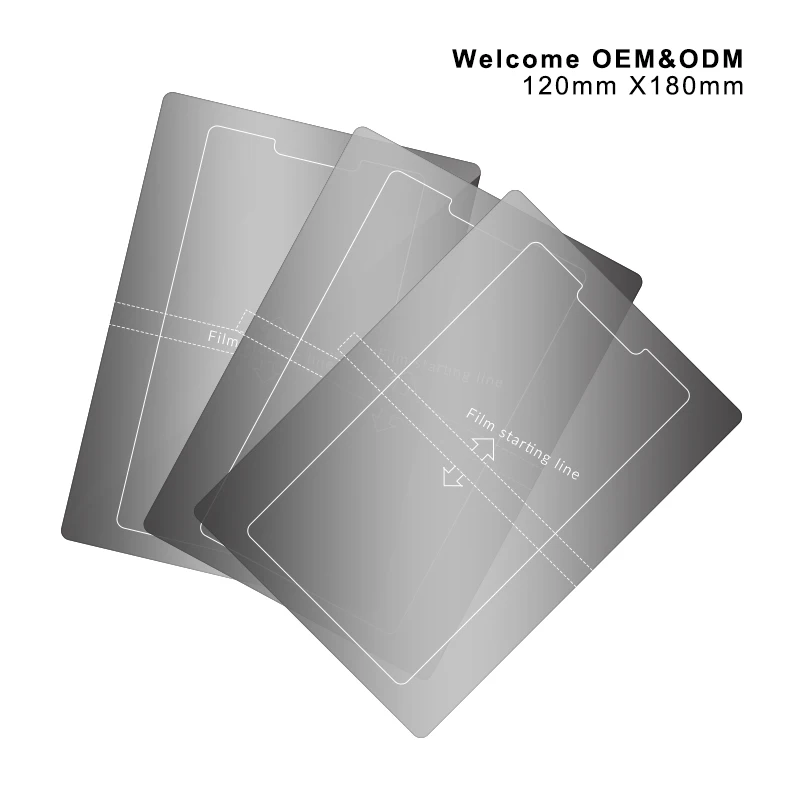 0.18mm Ultra-thin Hydrogel Privacy TPU Sheet Screen Protector Touch Sensitive With 120*190mm Privacy Screen Protector