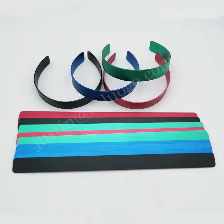 custom blank anodized metal aluminium bracelet wholesale men metal bracelet