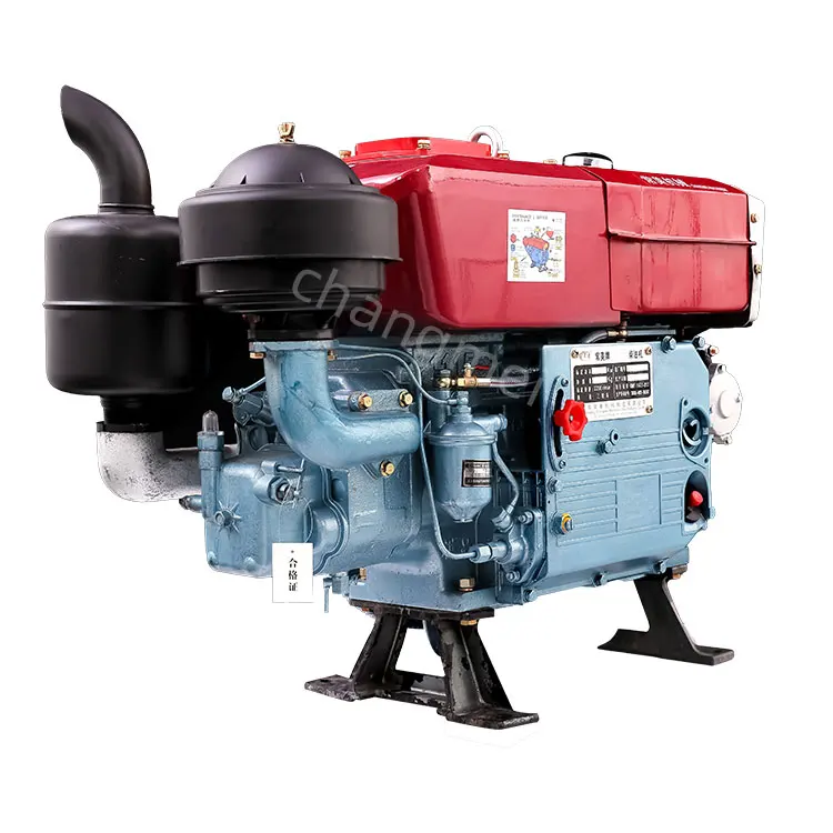 Factory Price Electric Start Machinery Engine 20Hp Single Cylinder Diesel Engine 19Hp Diesel Engine
