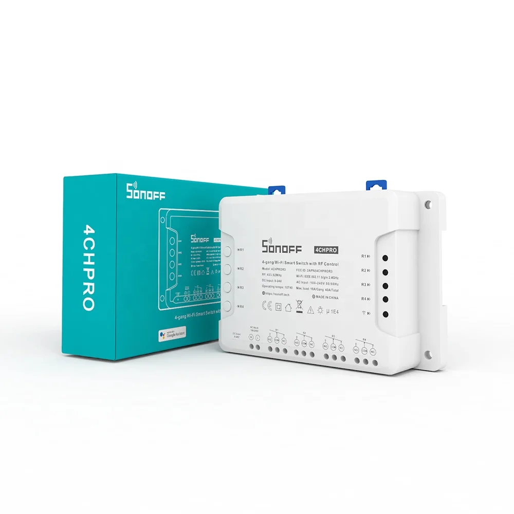Sonoff 4CHR3 Pro Smart Home DIY Module 4 Way Control Wireless Wifi Switch with RF Function