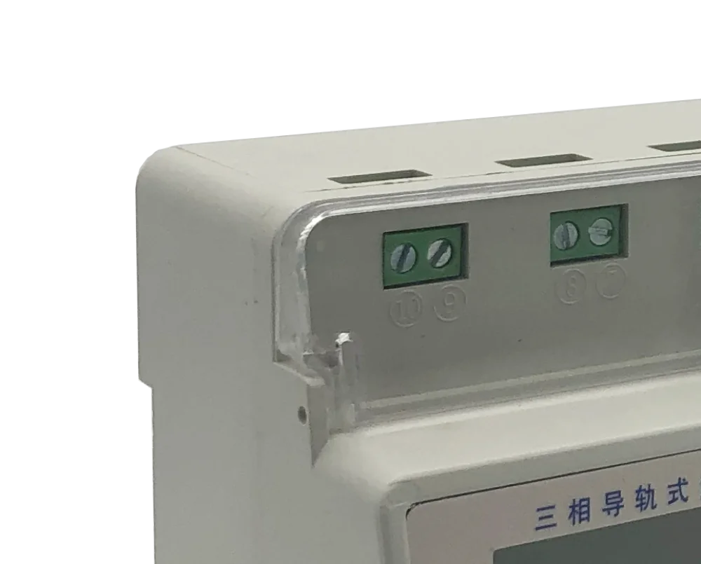 single phase smart wireless LoRa electricity power kwh meter Din-rail with digital display