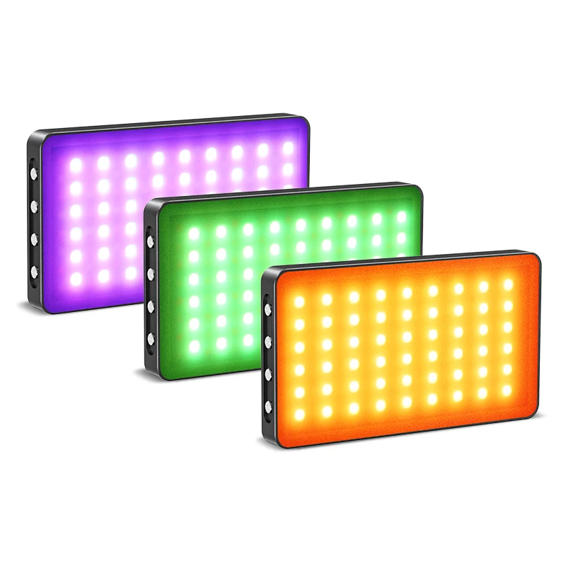 MAMEN RGB Camera LED Lighting cell phone Photography LED Fill Light For Studio Video Shooting Video light Customized
