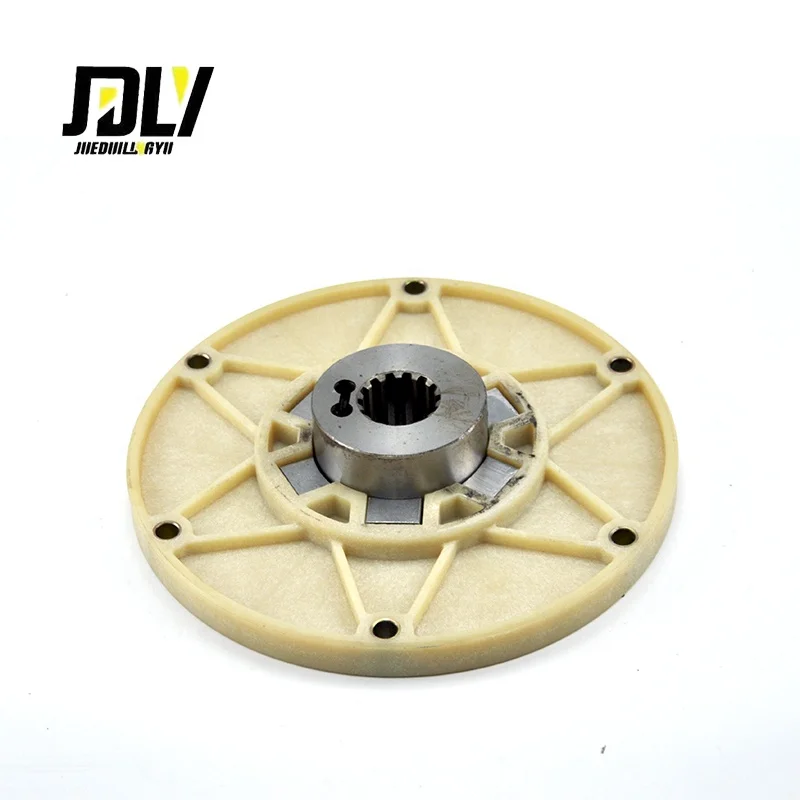 High Quality Glue OEM Coupling Rubber Flexible Spline Gear Shaft OD265mm 6Holes