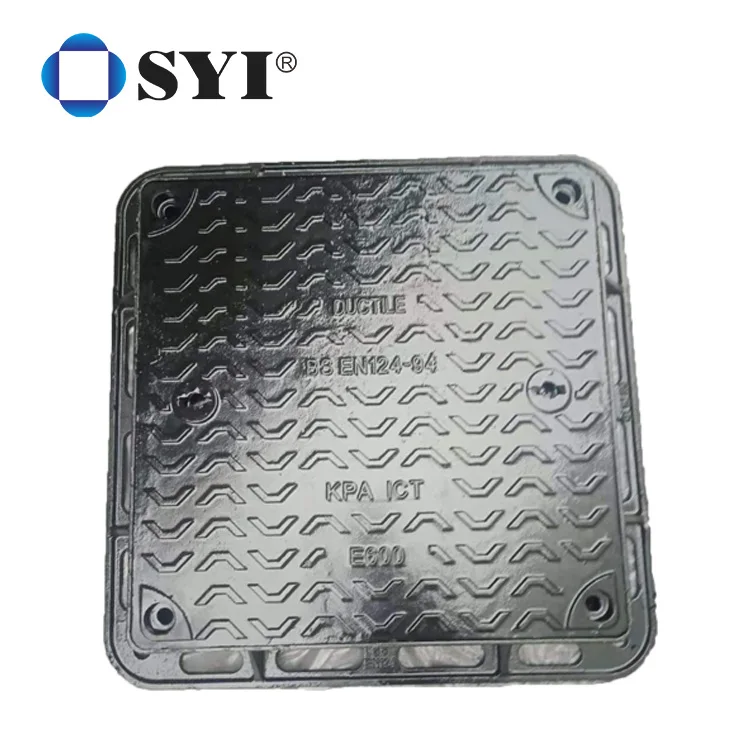 Customize Water Road Application Resin Sand Casting Well Manhole Cover Manufacturer