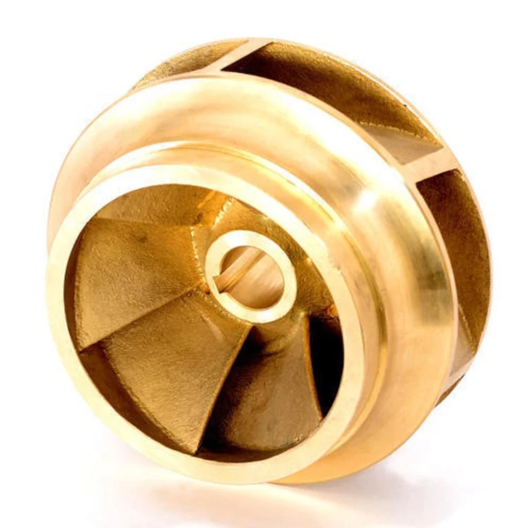 
Factory CNC Custom Centrifugal Water Pump Brass Impeller Machining Temperature Control Metal and Equipment Manufacturers 