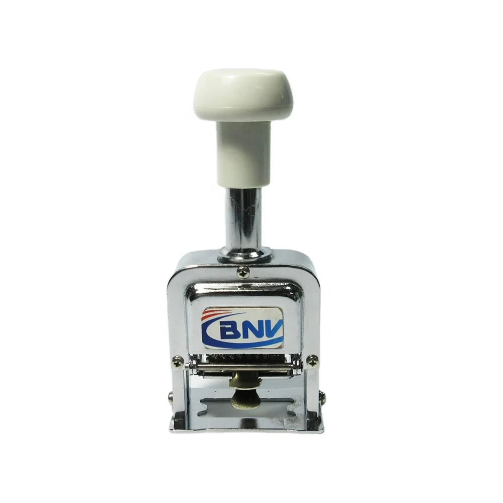 Factory cheap price 7 digit mamual handheld self ink date stamp coding numbering machine