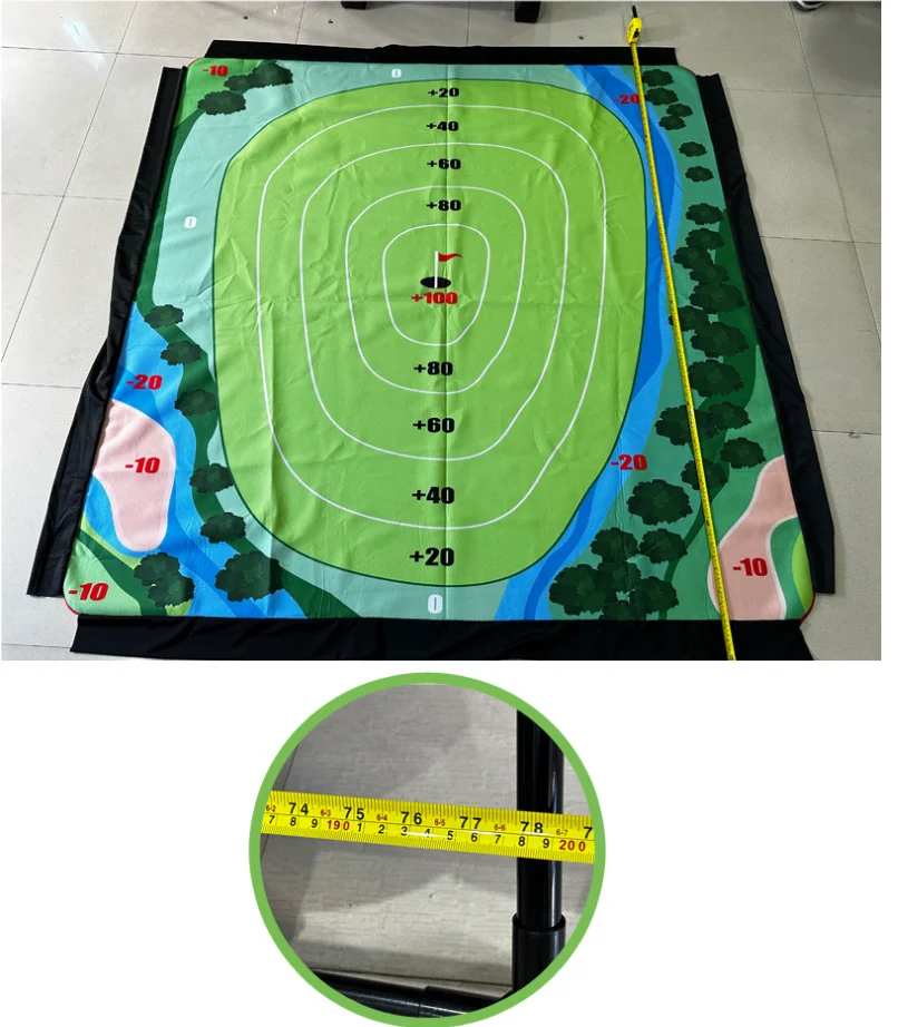 Huiye New Golf Chipping Game Original Portable Golf Game Chipping Practice Indoor Outdoor Swing Mat Sport Toy For Junior Golfers
