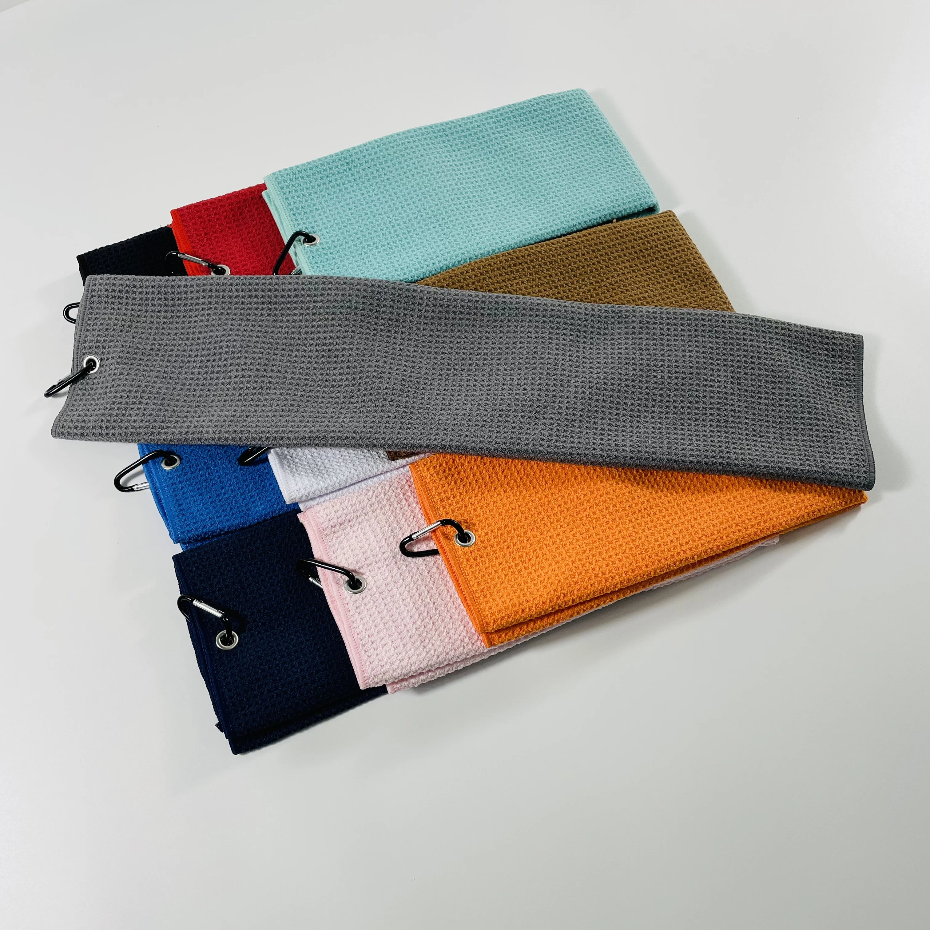 Golf Towel Custom Printing Logo  Clean And Wipe Microfiber  Golf Towel