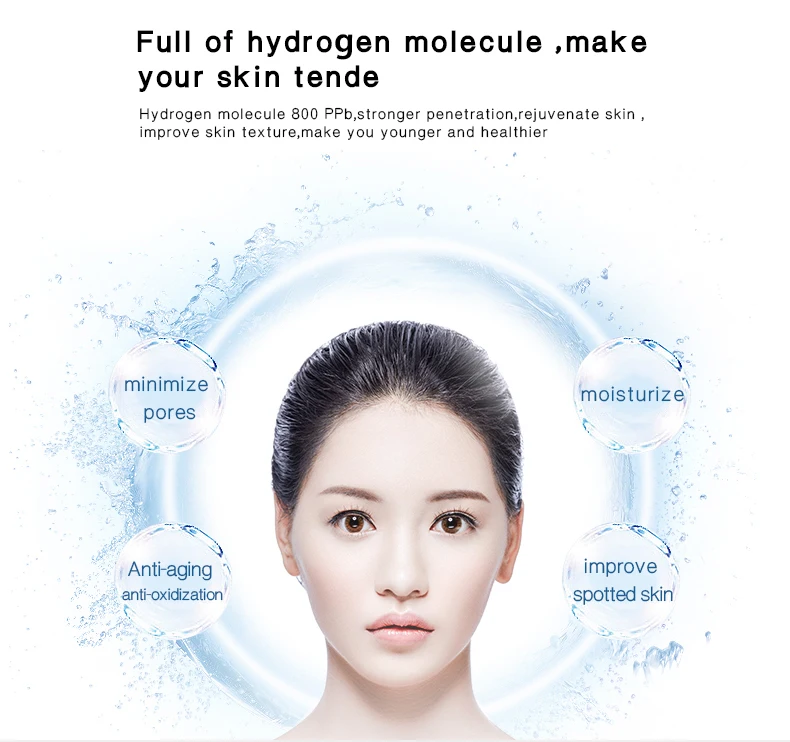 portable Mist Spray Atomization rechargeable nano mist spray Facial Mister Steamer hydrogen water sprayer