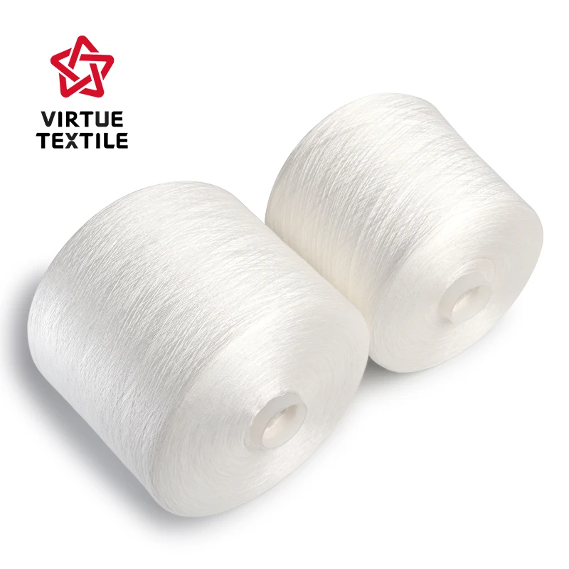 High Quality Poly Poly Core Spun Sewing Thread 45s/2 Raw White for jeans