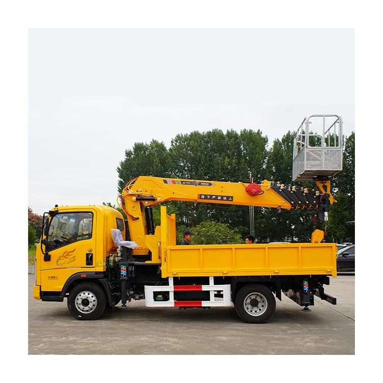 Factory Sale Small 17.5M 21M 23M 35M Telescopic Boom Bucket Aerial Work Platform Truck