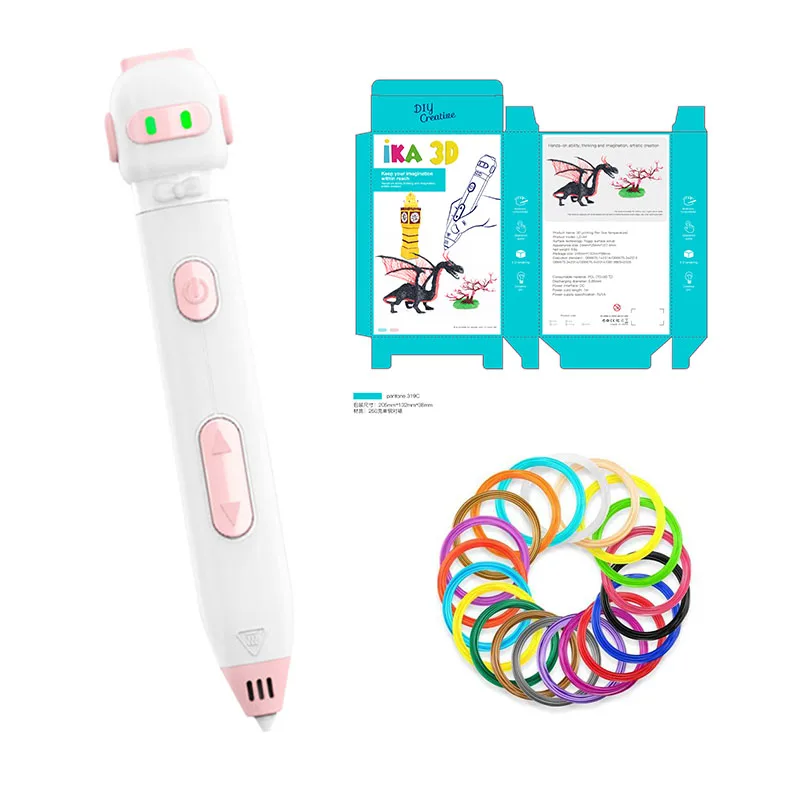 Горячая Распродажа безопасные низкотемпературные игрушки для рисования печати pcl печать Ручка 3d