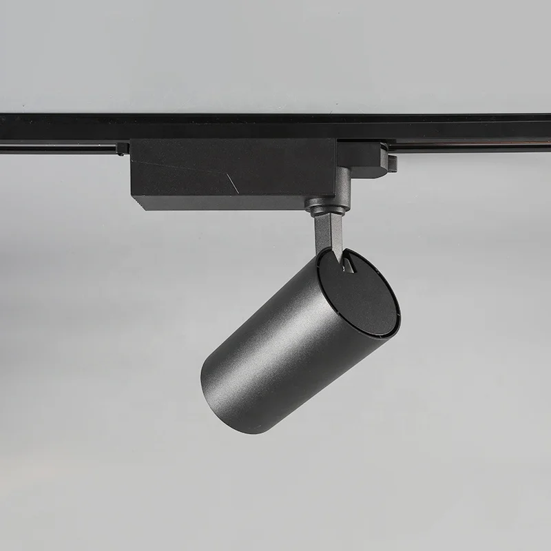 New Design Aluminum Adjustable Track Light Fixture COB Ceiling Spot Led Track Light  Housing