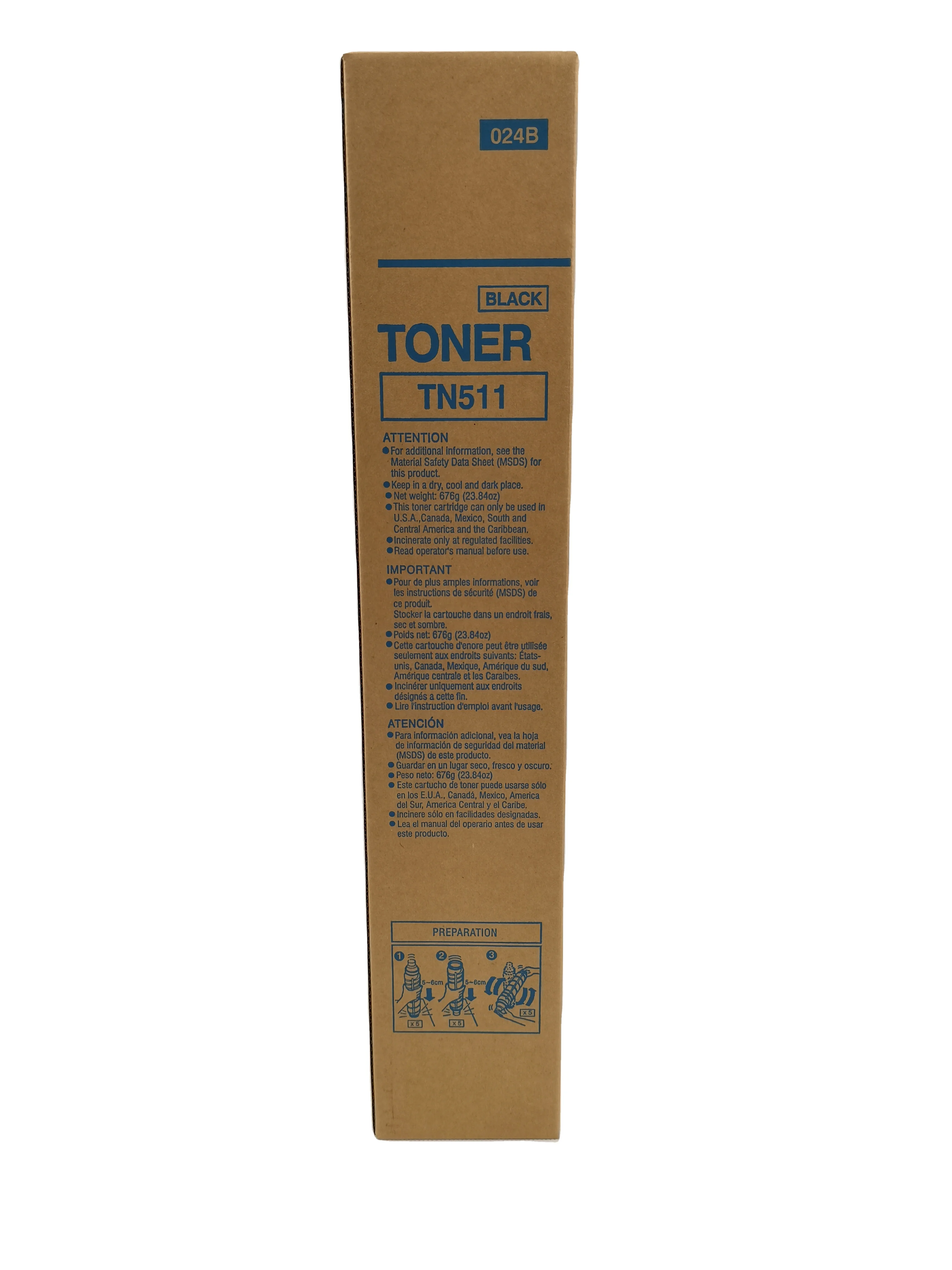 TN511 TN-511 Konica Minolta Тонер-картридж совместимый с Bizhub BH 360 361 420 421 500 501 черный копировальный Тонер