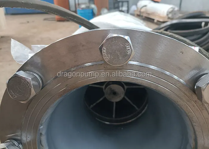 SS304 SS316 SS316L SS904L 3 фазы многоступенчатый Электрический водяной погружной насос из нержавеющей стали