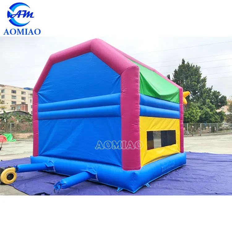 Cheap Durable Mini Unicorn Bouncy Castle Inflatable Bouncer Children Castle Air Trampoline Jumping Bouncer For Sale