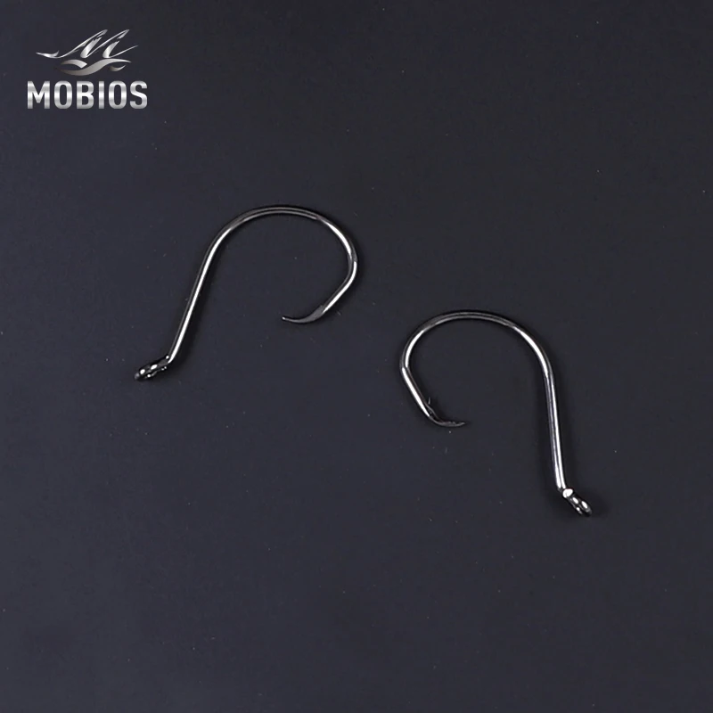 MOBIOS 4# Stock Fishing Hook High Quality Down Eyes Circle Single Fishing Hook 7228BP