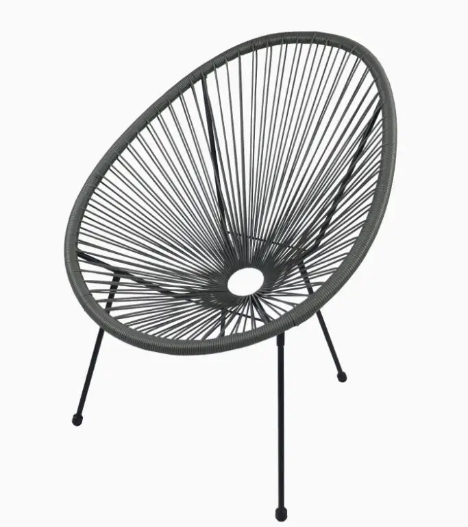 Popular  outdoor garden acapulco chair set rattan wicker garden colorful acapulco chair