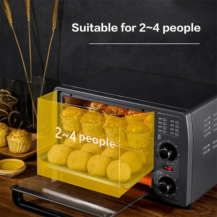 Konka  Household Comercial Baking oven Convection Pizza Stove With Tray Bread Deck Electric Chicken Oven