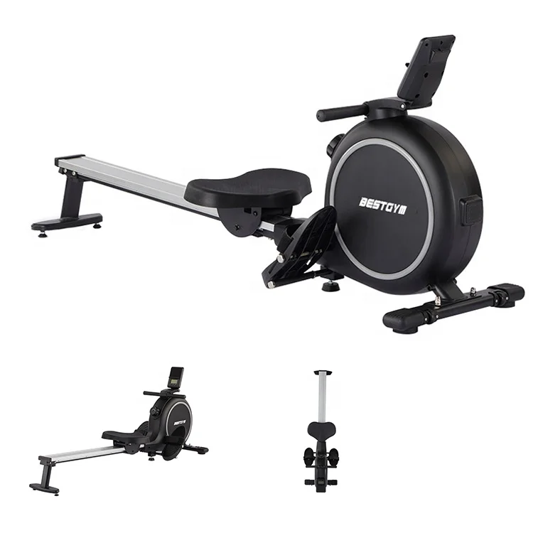 New Arrival Rower Machine Indoor Rowing Machine     Customized Logo Track Color Double