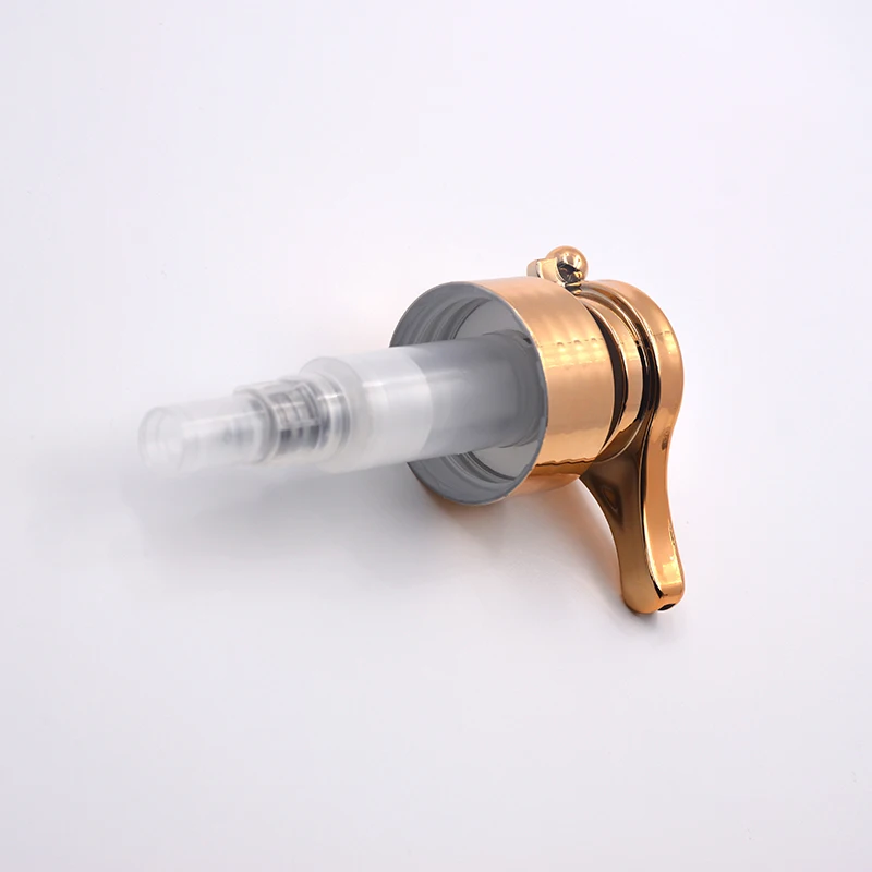 hot sale ALU 33400 big discharge rate screw lotion pump For Bottles 4CC Outer Spring dispenser pump