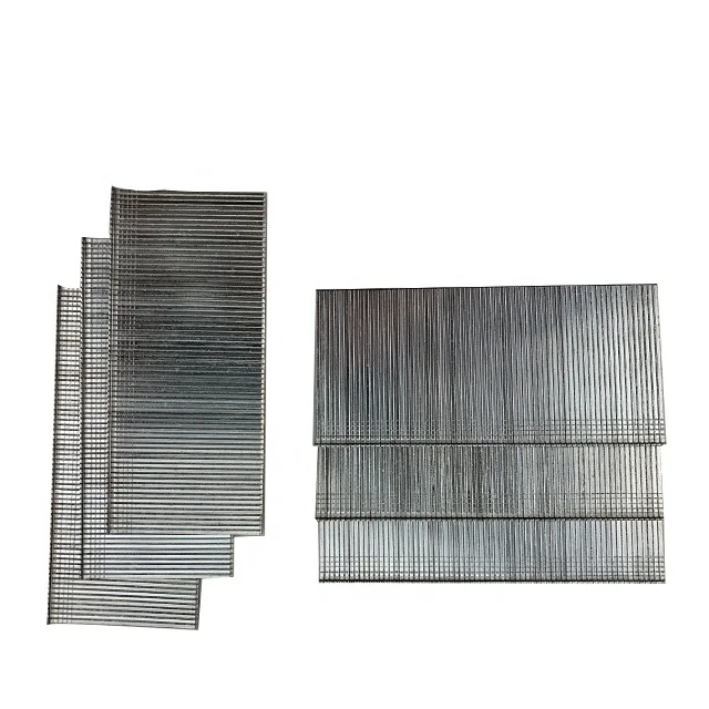 Wide Cast Iron Silver Upholstery Galvanized Decorated Straight Sofa 16 Gauge T38 T50 Gun Nails Brad T Nails for Nail Gun