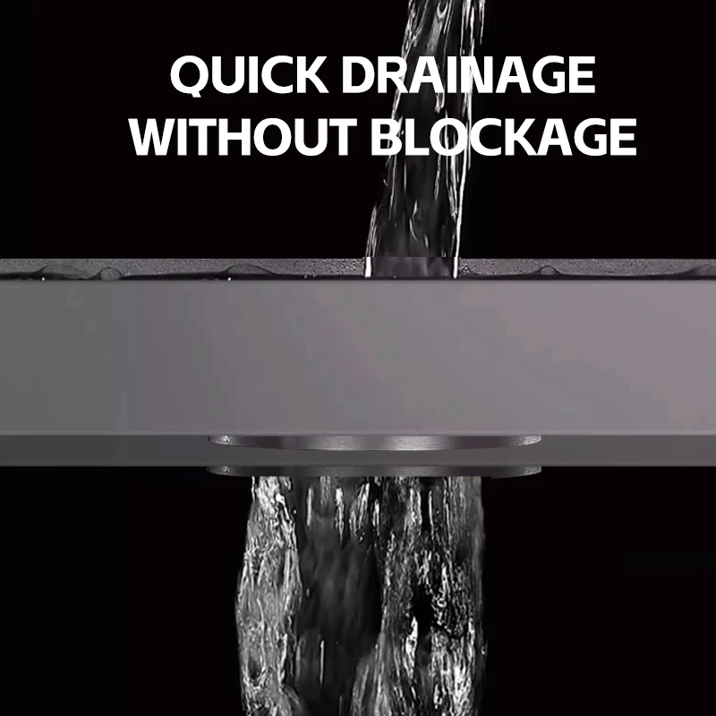 Factory Supply Stainless Steel Anti-Odor Conceal Long Square Shower Bathroom Drainer Thicken Floor Drain Tile Insert Drains